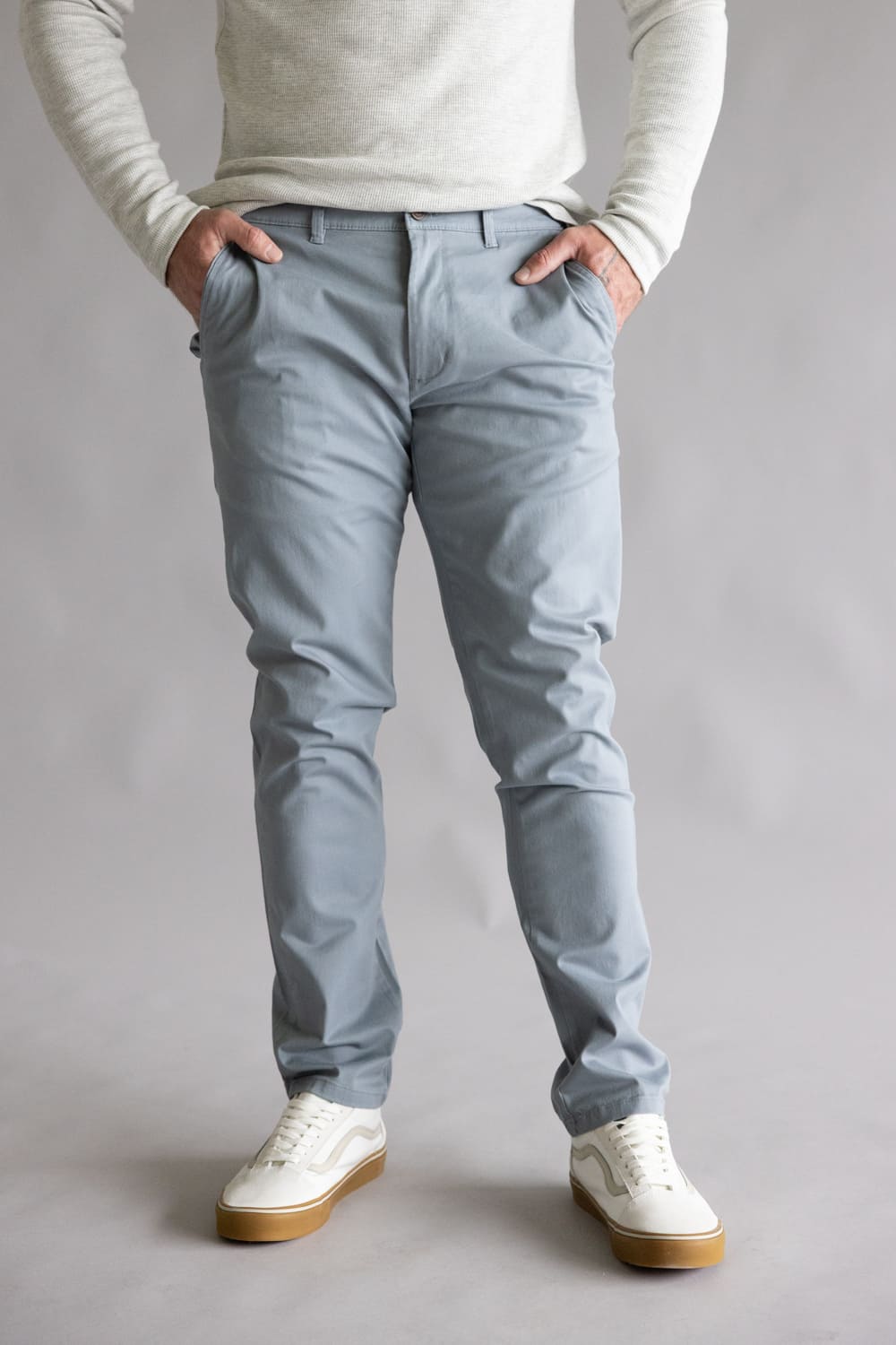 Weatherproof Vintage Leader Chino Pants for Men in Sea Wind