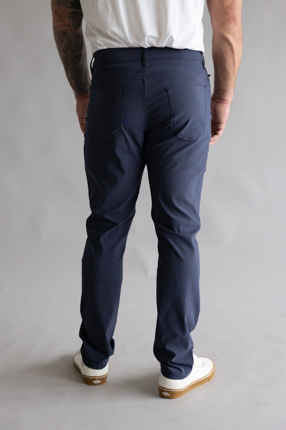 Weatherproof Vintage Momentum 5 Pocket Pants for Men in Anchor Blue