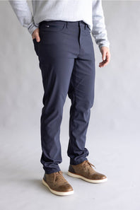Weatherproof Vintage Momentum 5 Pocket Pants for Men in Deep Navy