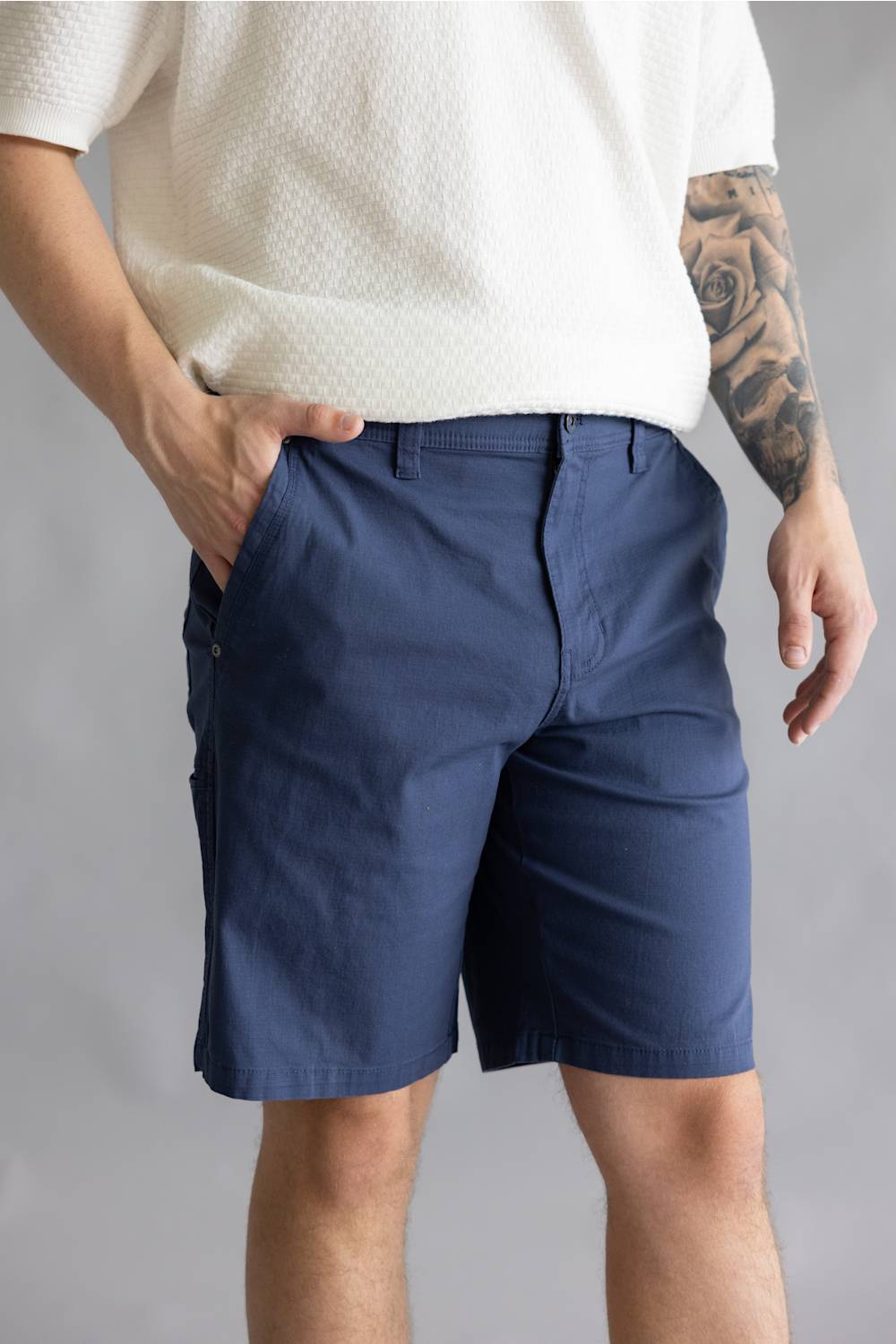 Weatherproof Vintage Ripstop Shorts for Men in Navy