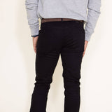 Weatherproof Vintage Straight Fit Jeans for Men in Black