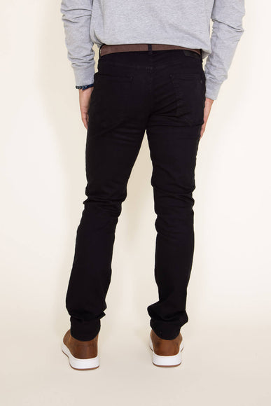 Weatherproof Vintage Straight Fit Jeans for Men in Black