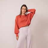 Wide Leg Lounge Pants for Women in Vintage Ash Rose