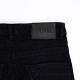Youth Black Slim Fit Stitch Pocket Jeans for Boys