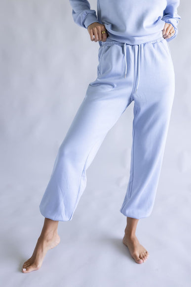 Zip Neck Scuba Set for Women in Blue