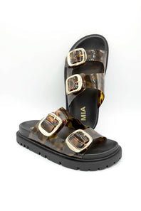 MIA Gen Jelly Slide Sandals for Women in Tortoise