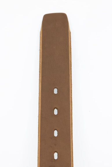 Ariat Beveled Edge Barn Belt for Men in Lite Brown