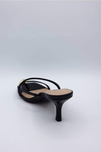  Cane Kitten Heels for Women in Black 