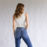 Judy Blue Mid Rise Cuffed Boyfriend Jeans for Women