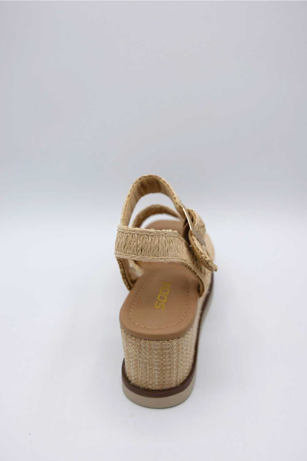 Soda Taite Platform Wedges for Women in Natural