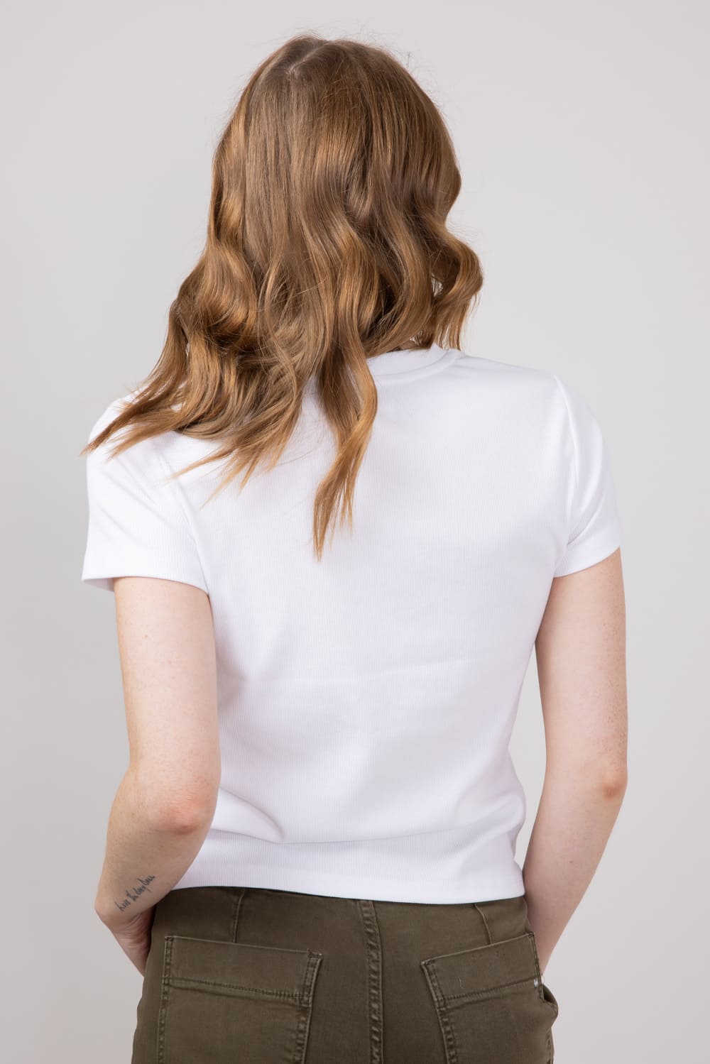 Thread & Supply Annie T-Shirt for Women in White | T3544BRTS