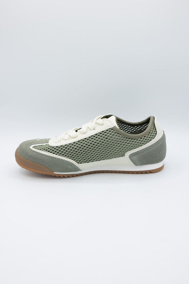 Top Moda Carly Mesh Sneakers for Women in Green