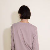 Carhartt Long Sleeve Logo T-Shirt for Women in Light Purple