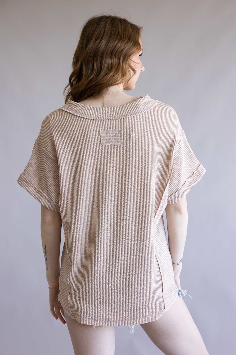 Urban Rib Top for Women in Oat