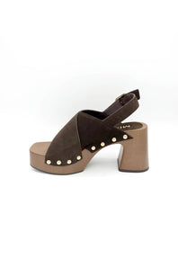 MIA Eudora Platform Heel for Women in Chocolate
