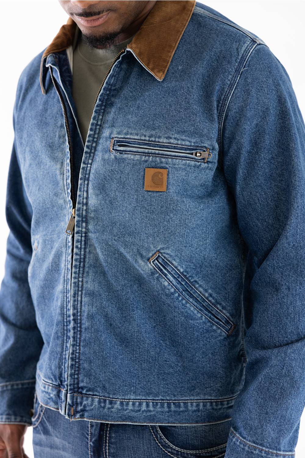 Carhartt Denim Detroit Jacket for Men in Muskegon | 107327-HT6