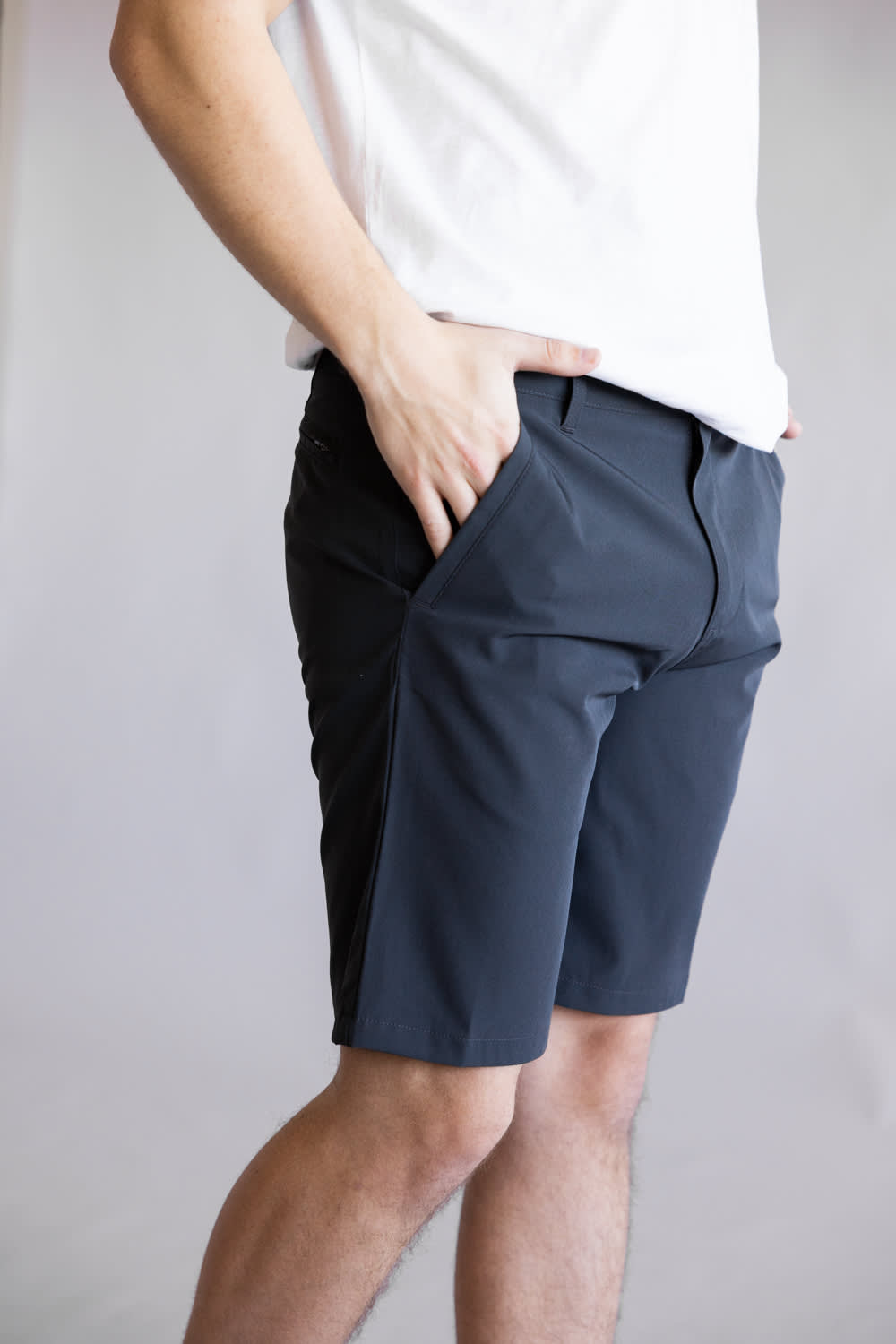 1897 Men Hybrid 9” Shorts for Men in Charcoal