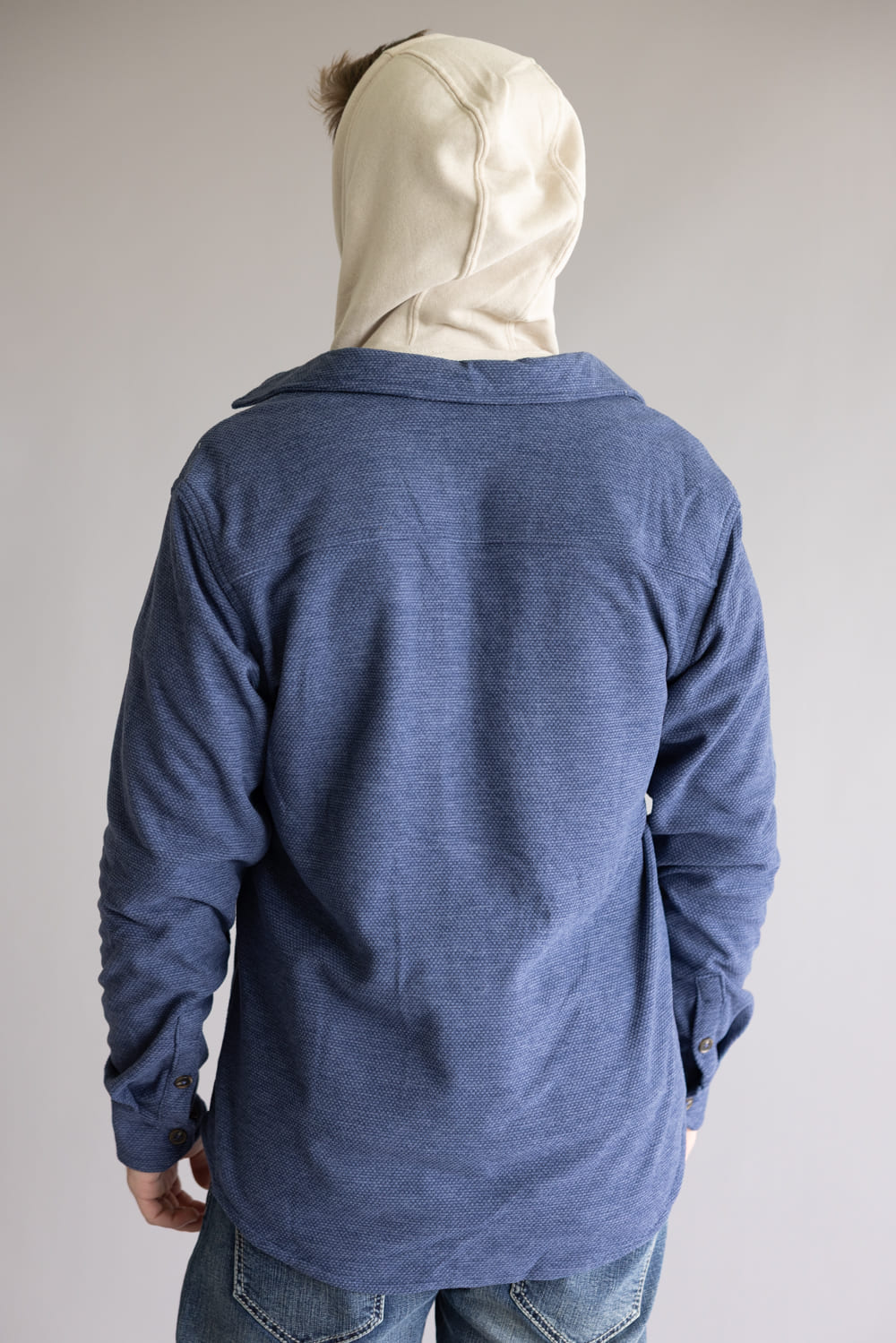 1897 Original Fleece Shirt Jacket for Men in Indigo