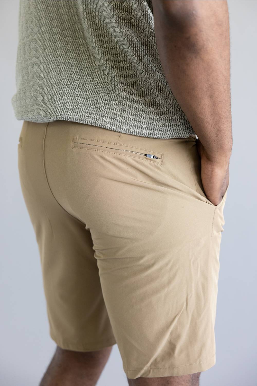1897 Original Hybrid 9” Shorts for Men in Khaki | XU9820-GL KHAKI
