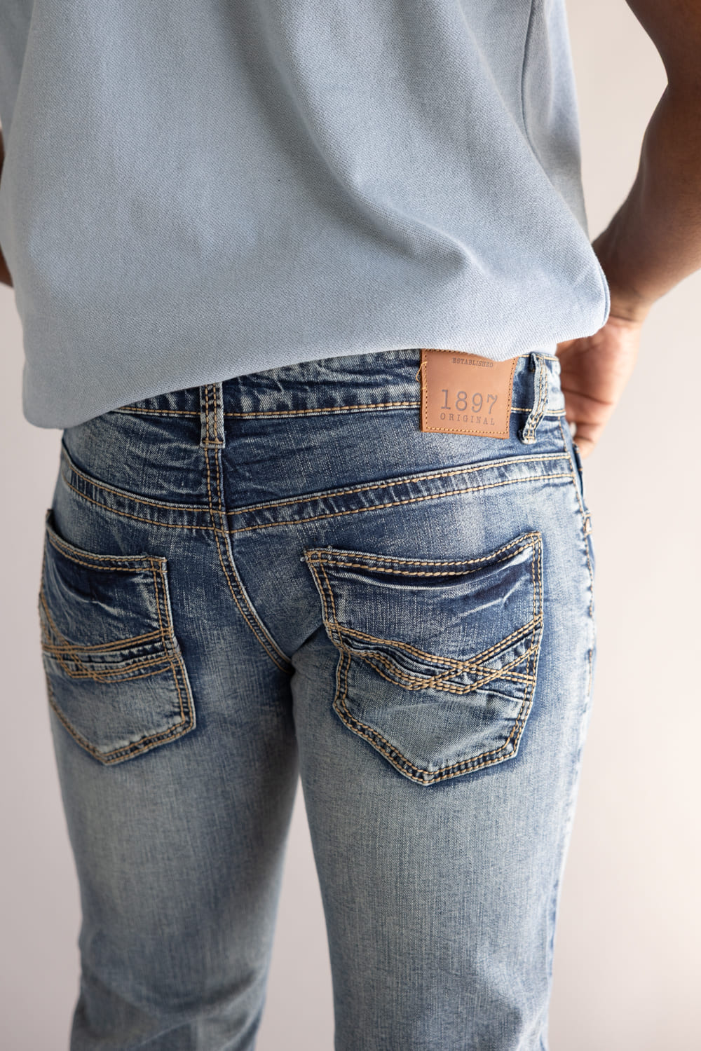 1897 Original Mike Straight Fit Jeans for Men