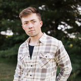 1897 Original Plaid Flannel Shirt for Men in Mocha