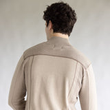 1897 Original 1/4 Zip Mock Neck Sweater for Men in Brown