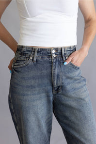 Judy Blue High Rise Barrel Jeans for Women