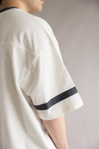 91 Graphic Jersey T-Shirt for Men in White