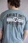 Ariat Banner Badge T-Shirt for Men in Ice Berg