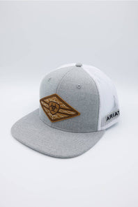 Ariat Boot Stitch Patch Logo Cap for Men in Grey