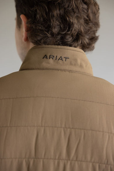 Ariat Caldwell Quarter Snap Pullover for Men in Khaki