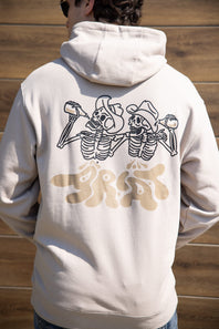 Ariat Drinking Buddies Hoodie for Men in Beige