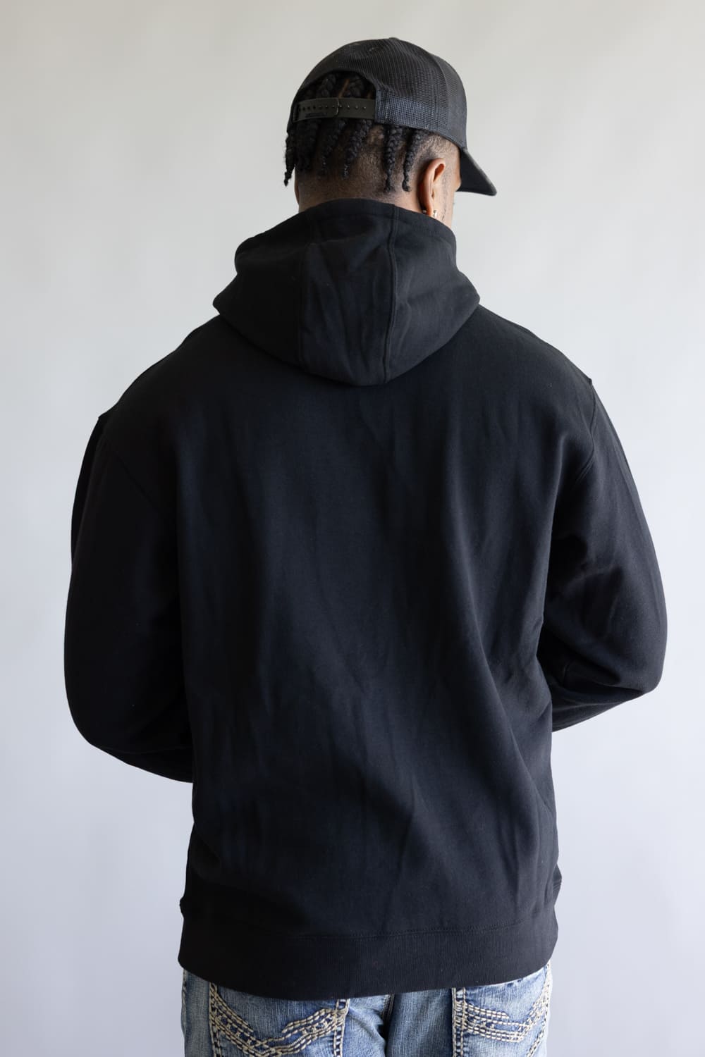 Ariat Embossed Logo Hoodie for Men in Black