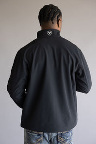 Ariat Logo Softshell Jacket for Men in Black