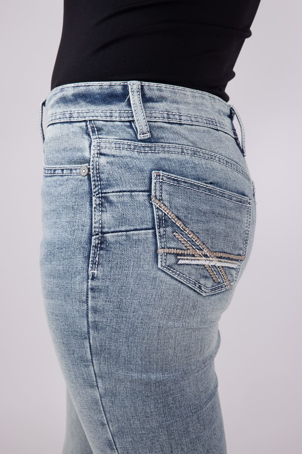 Axel Jeans Girls 7-16 Jolene Slim Bootcut Flare Jeans