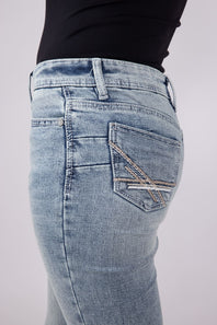 Axel Jeans Girls 7-16 Jolene Slim Bootcut Flare Jeans