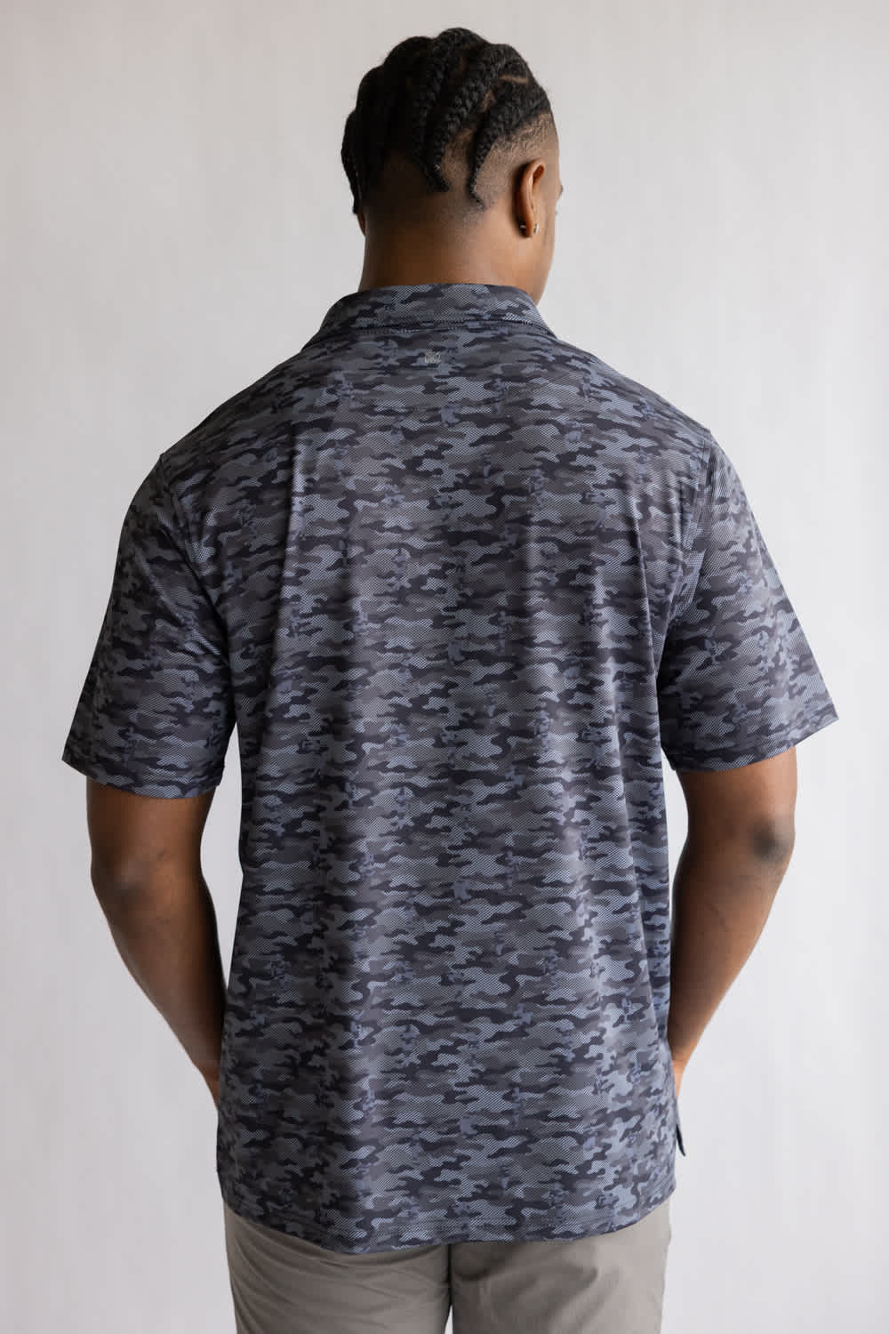 1897 Legends Camo Polo for Men in Black