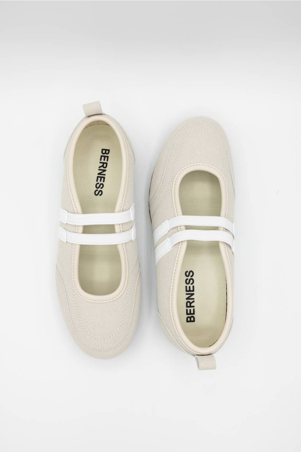 Berness Belen Mary Jane Sneakers for Women in Beige
