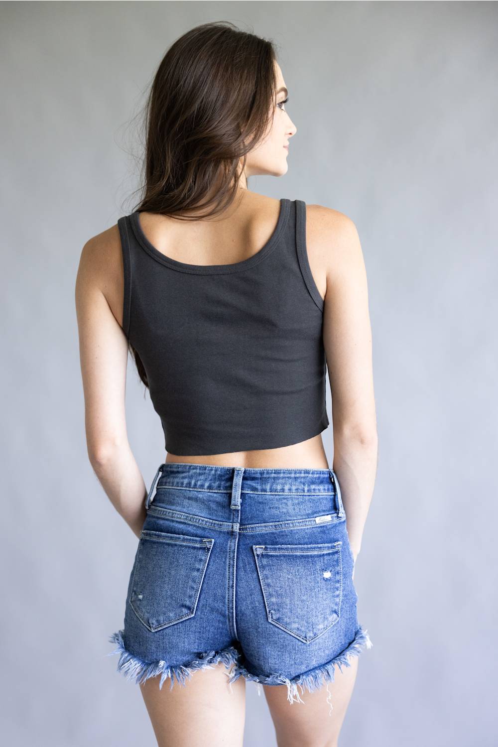 Billabong All Day Paradise Tank Top for Women in Off Black