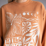 Billabong Ride In Crew Sweatshirt for Women in Orange