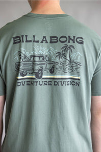 Billabong State Park Adiv T-Shirt for Men in Laurel Wreath