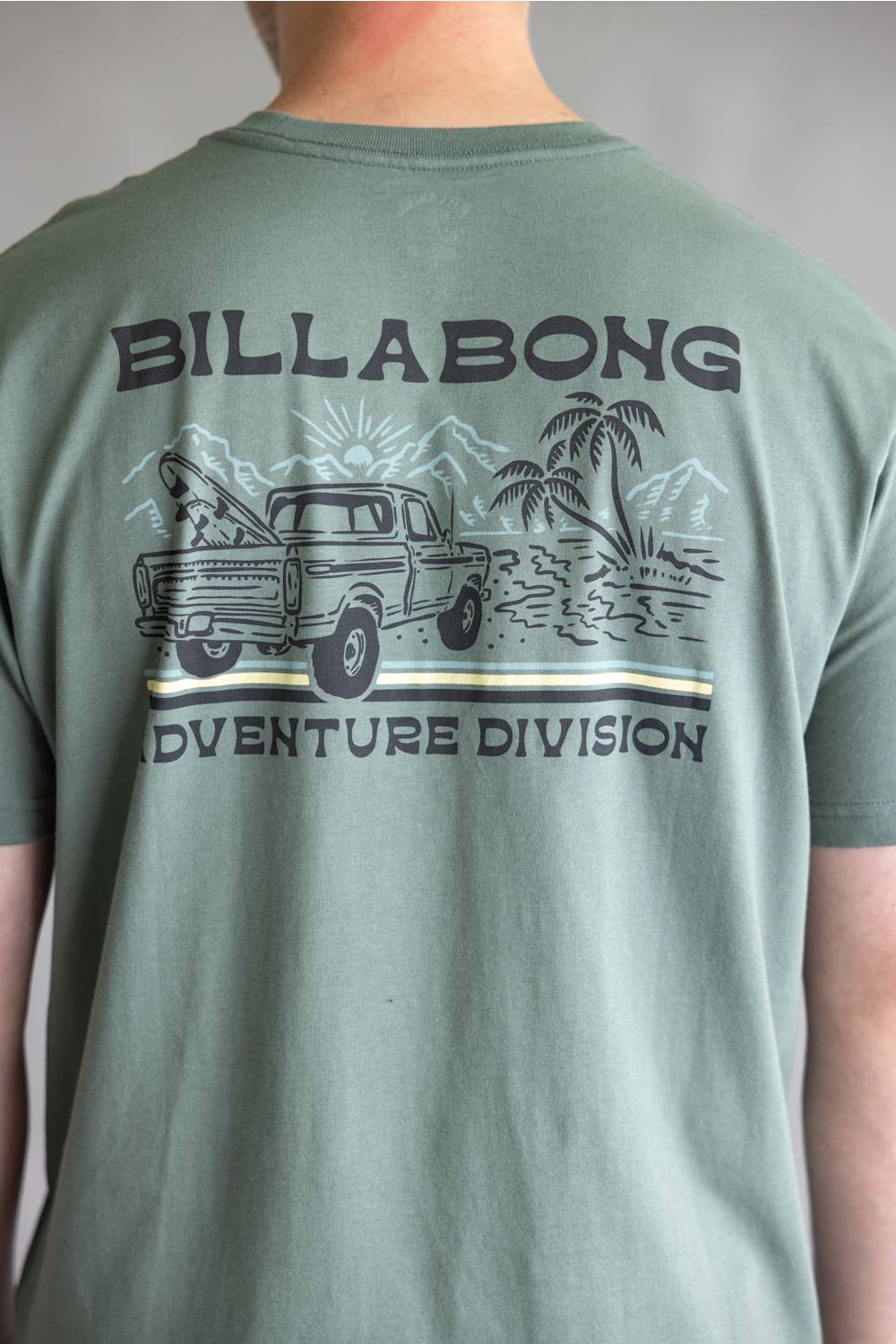 Billabong State Park Adiv T-Shirt for Men in Laurel Wreath