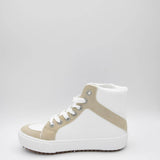 Blowfish Malibu Shoes Rezzie Sneakers for Women in White Cobra