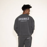 Brooklyn Cloth Originals Fleece Sweatshirt for Men in Dusty Black