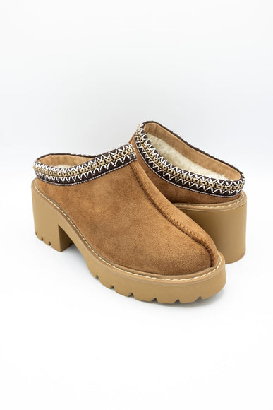 C&C California Sweden Braided Slippers for Women in Tan
