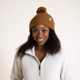 Carhartt Knit Pom-Pom Beanie for Women in Brown