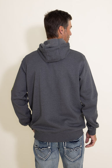 Carhartt Logo Sleeve Graphic Hoodie for Men in Grey