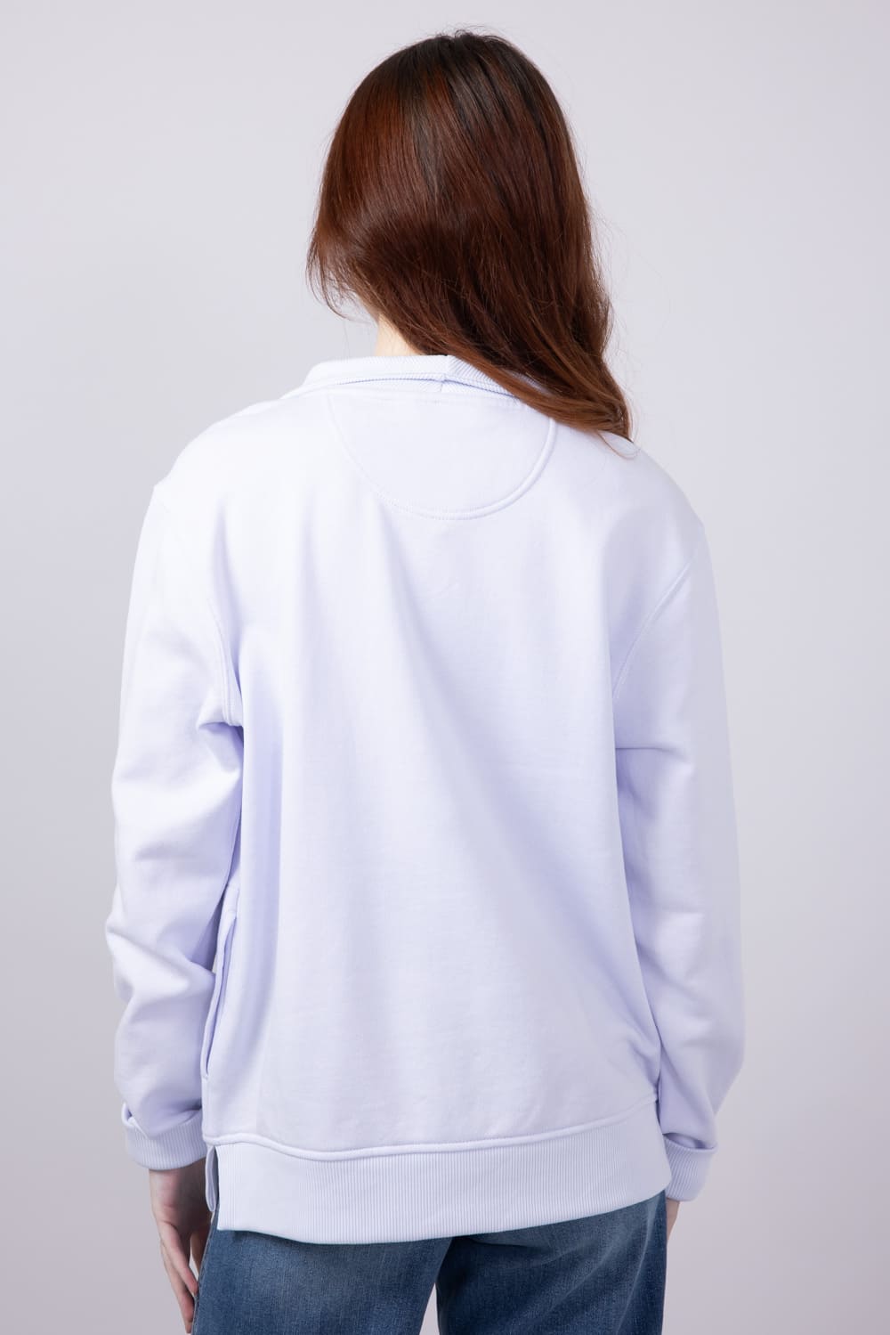 Carhartt Tencel Relaxed Fit Half Zip Sweatshirt for Women in Fresh