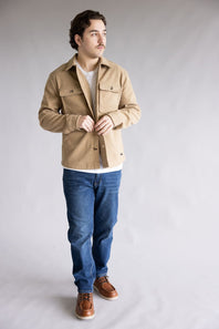 Civil Society Durbin Jacket for Men in Heather Khaki