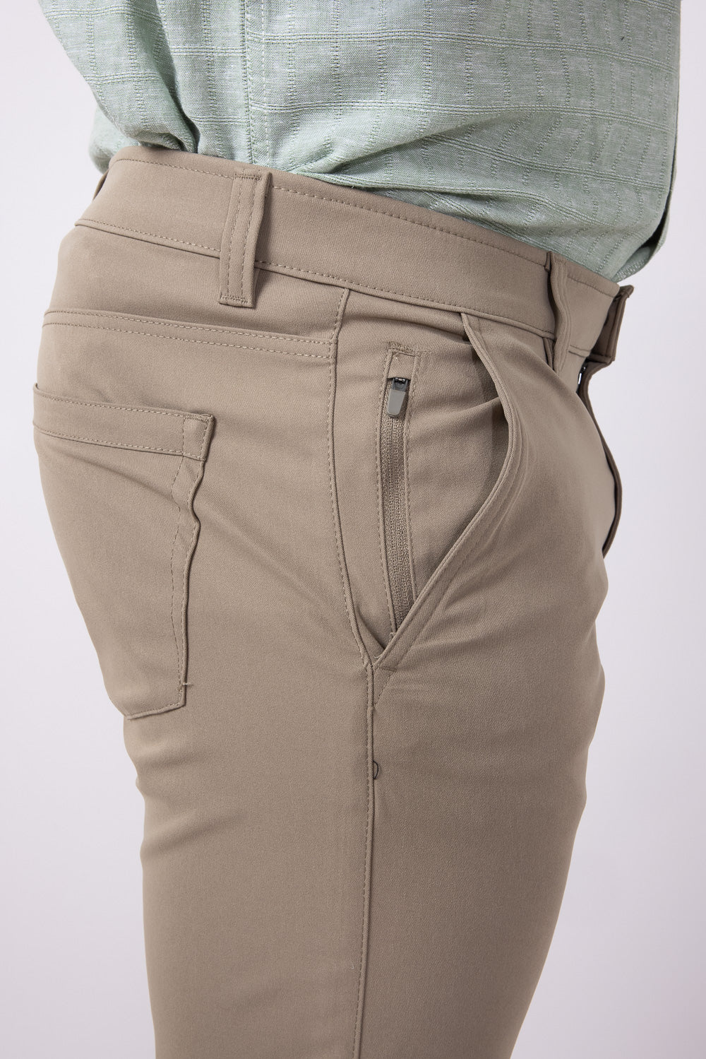 Copper & Oak Clay 5 Pocket Pants for Men in Light Oak